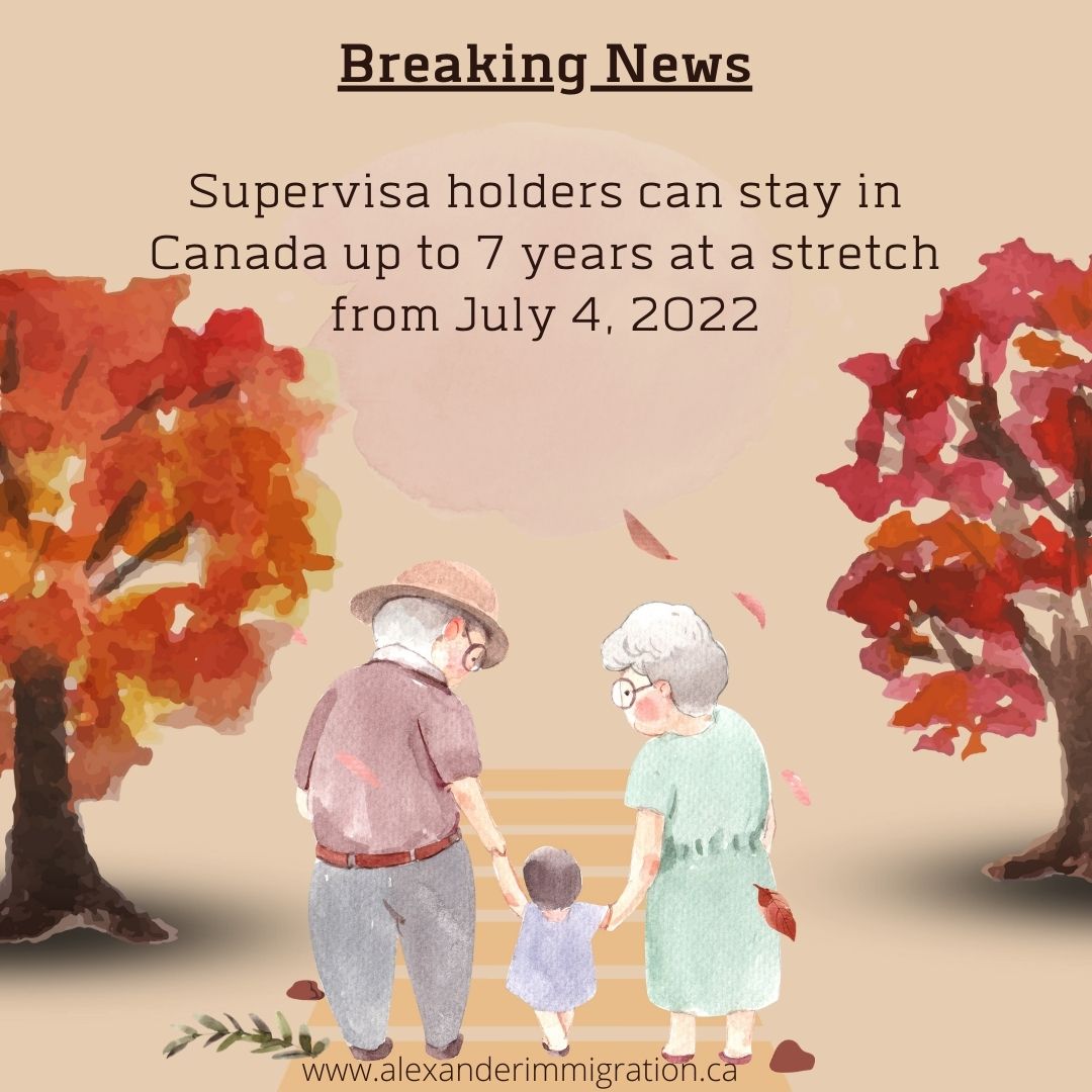 New supervisa rules effective July 4, 2022